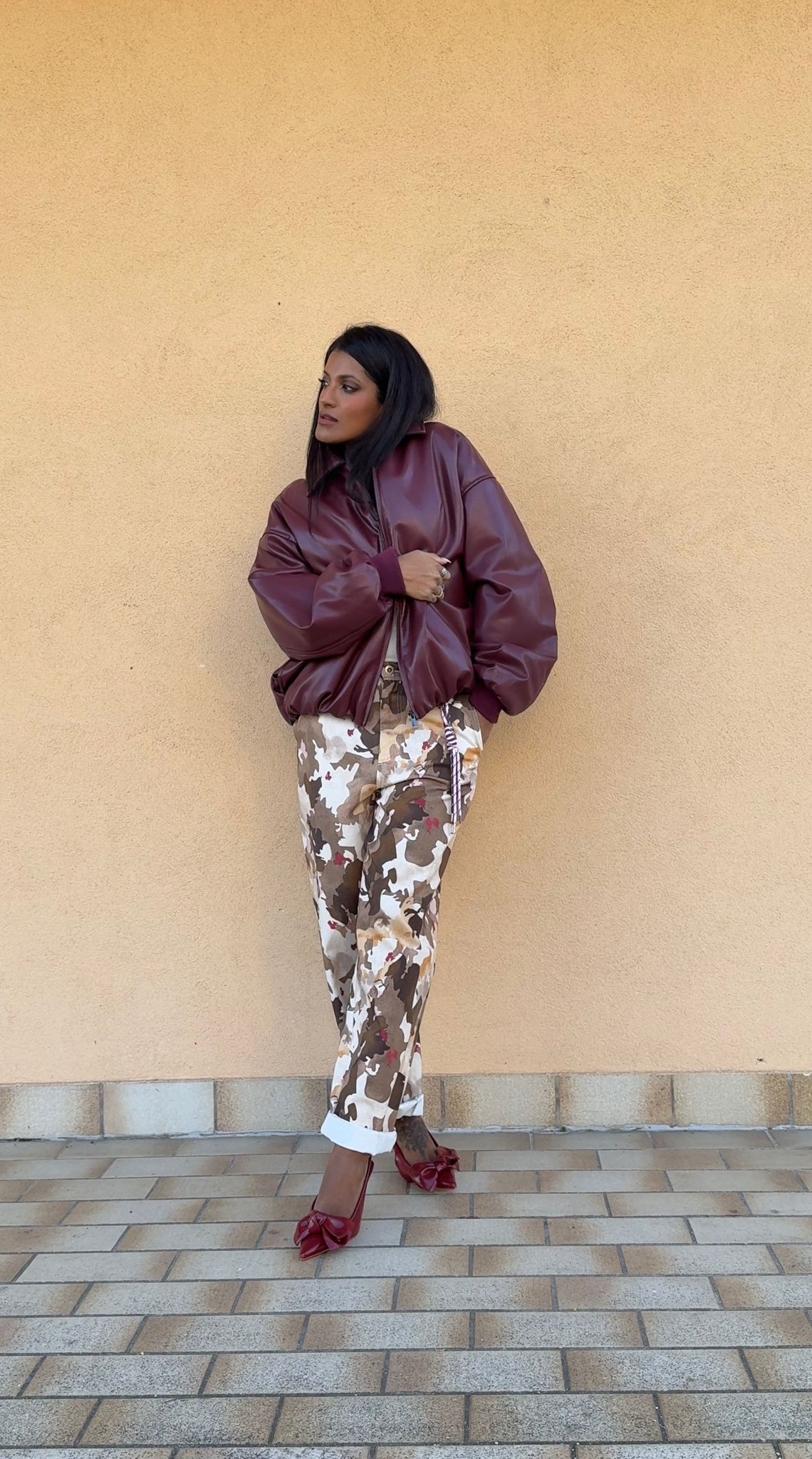 Pantalone Militare Colorato in Cotone