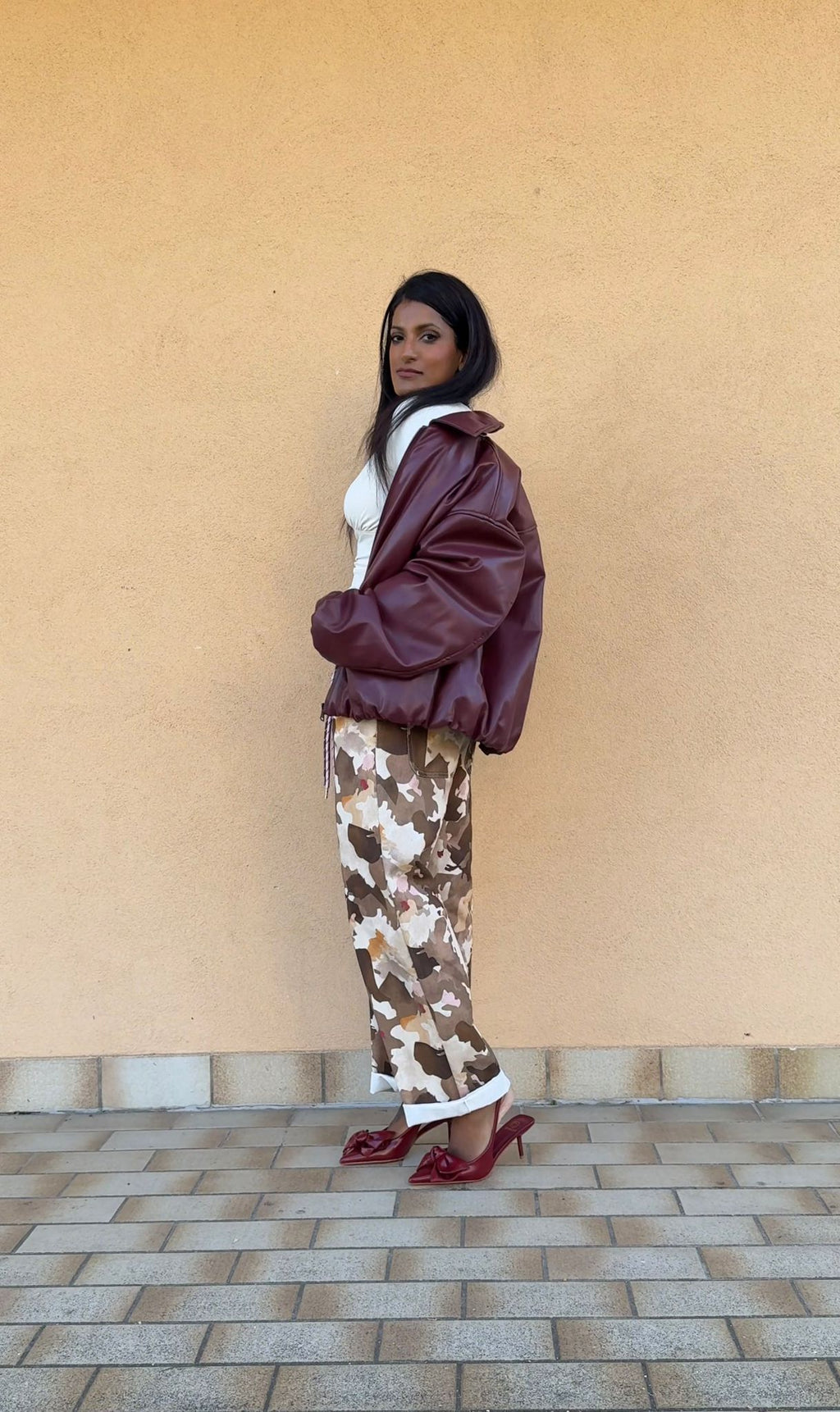 Pantalone Militare Colorato in Cotone