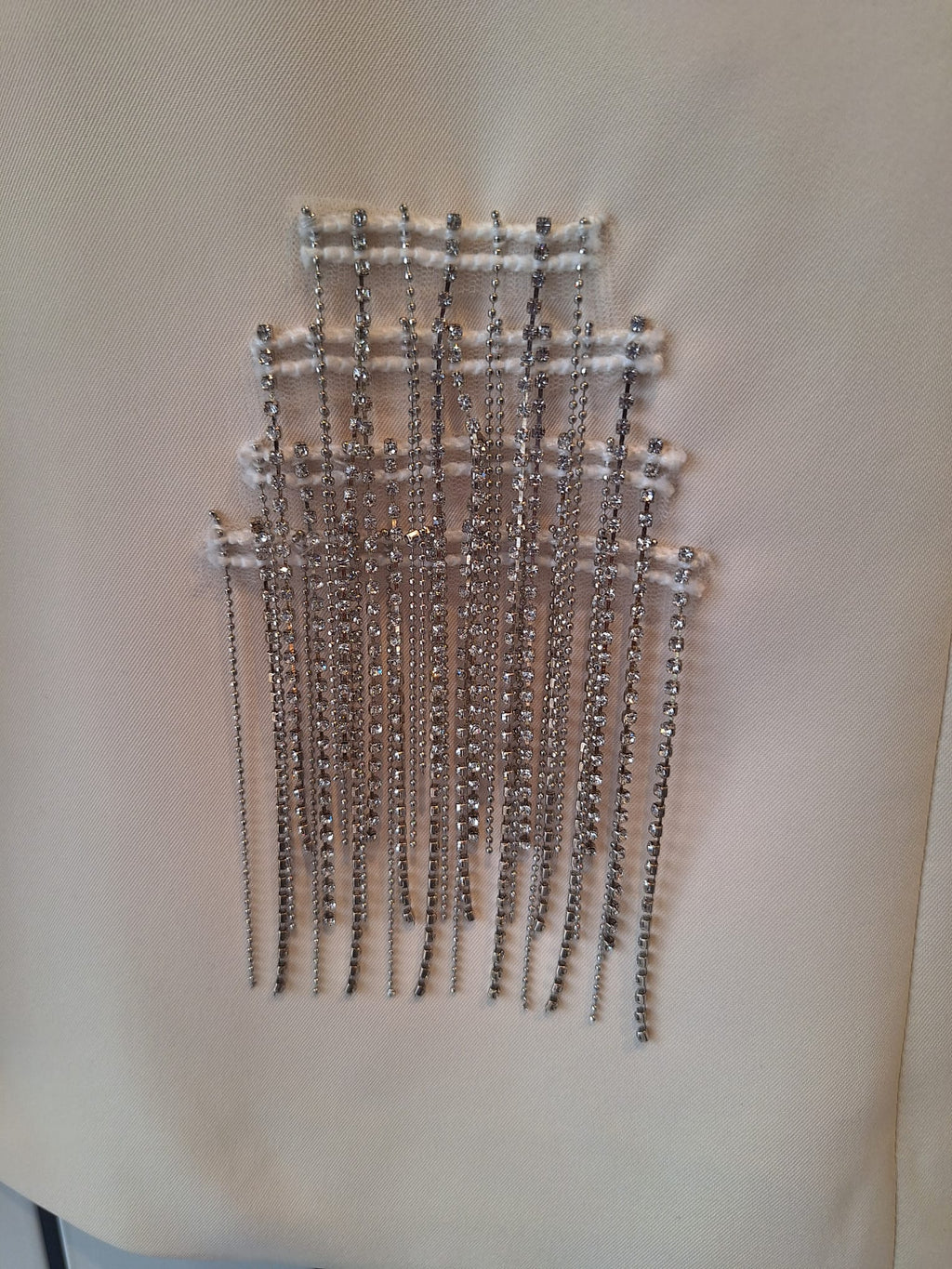 Giacca Over con Dettagli Swarovski