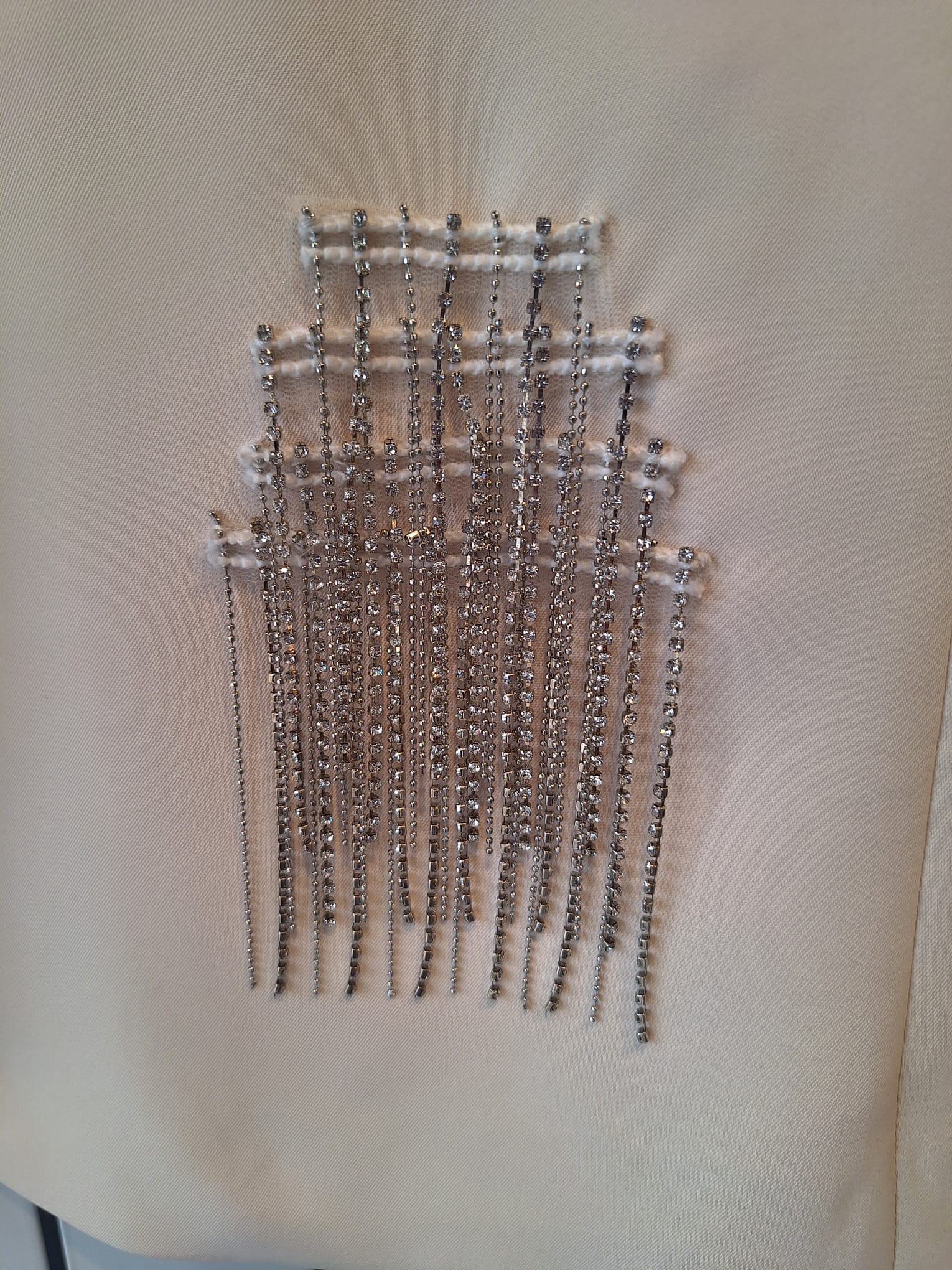 Giacca Over con Dettagli Swarovski