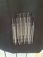 Giacca Over con Dettagli Swarovski